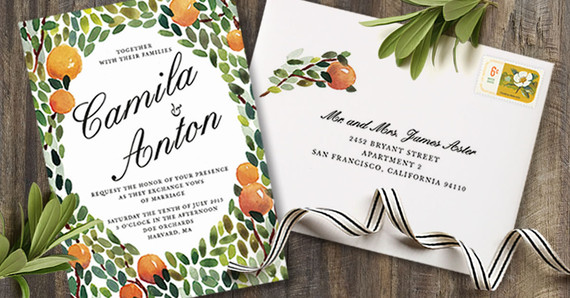 Minted wedding suite