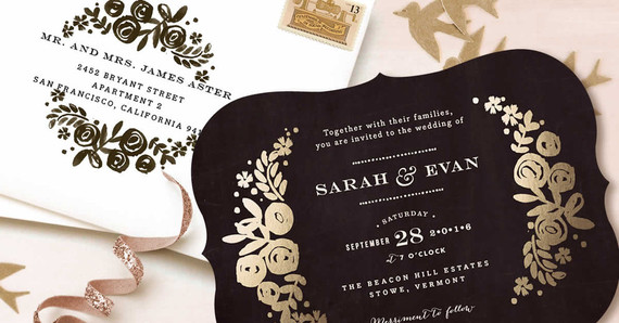 Minted wedding suite