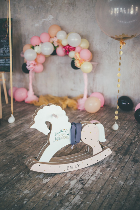 wooden rocking horse