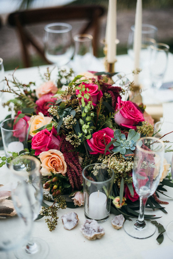 Romantic seaside wedding