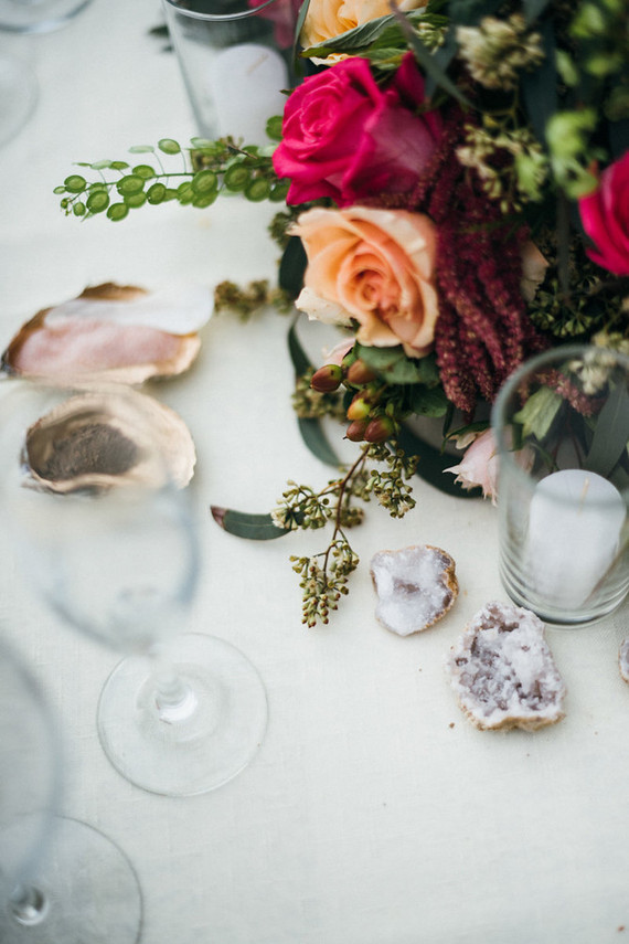 Romantic seaside wedding