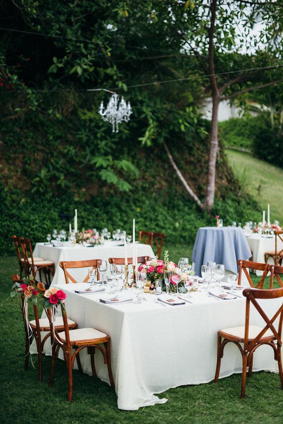 Romantic seaside wedding