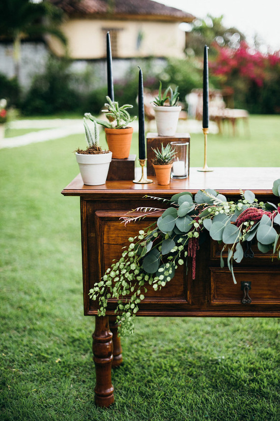 Romantic seaside wedding