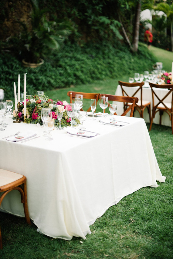 Romantic seaside wedding