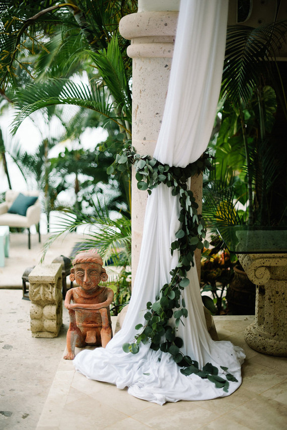 Romantic seaside wedding