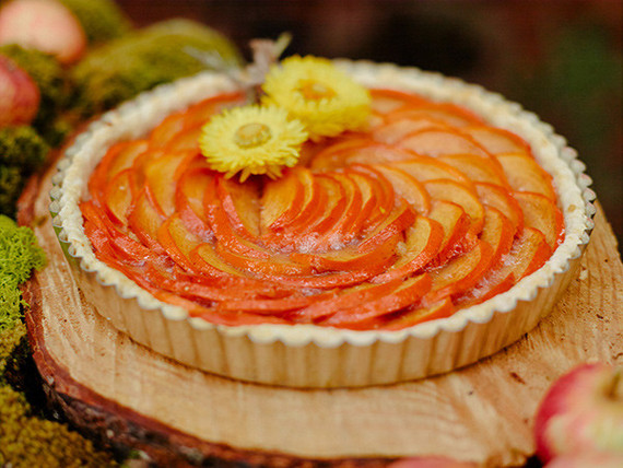 persimmon tart