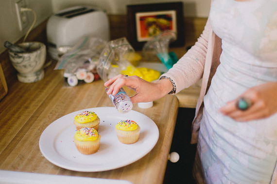 At home fall engagement portrait
