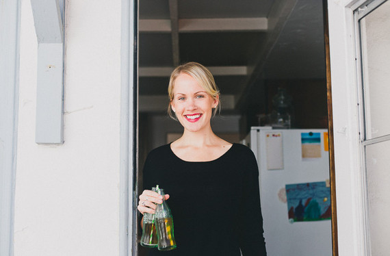 At home fall engagement portrait