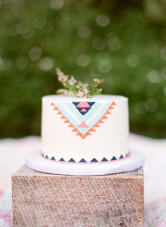 geometric cake