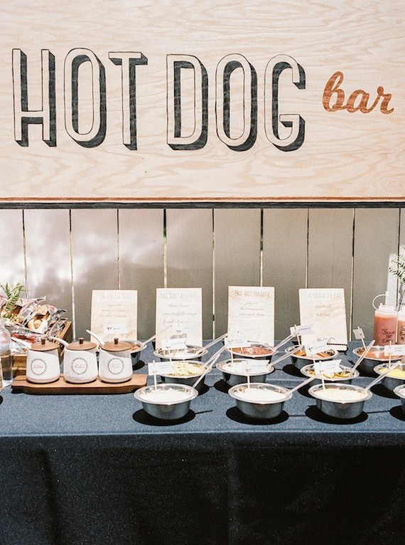 hot dog bar Inspiration