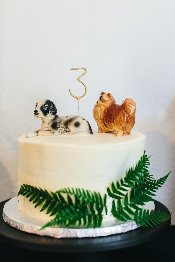doggy birthday cake