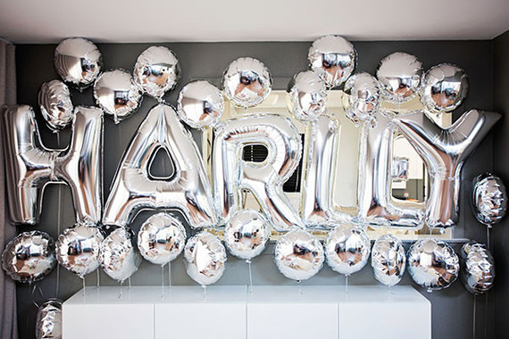 French themed black and white 1st birthday Inspiration