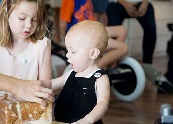 French themed black and white 1st birthday
