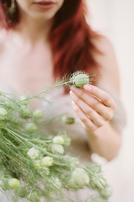 Organic wedding florals