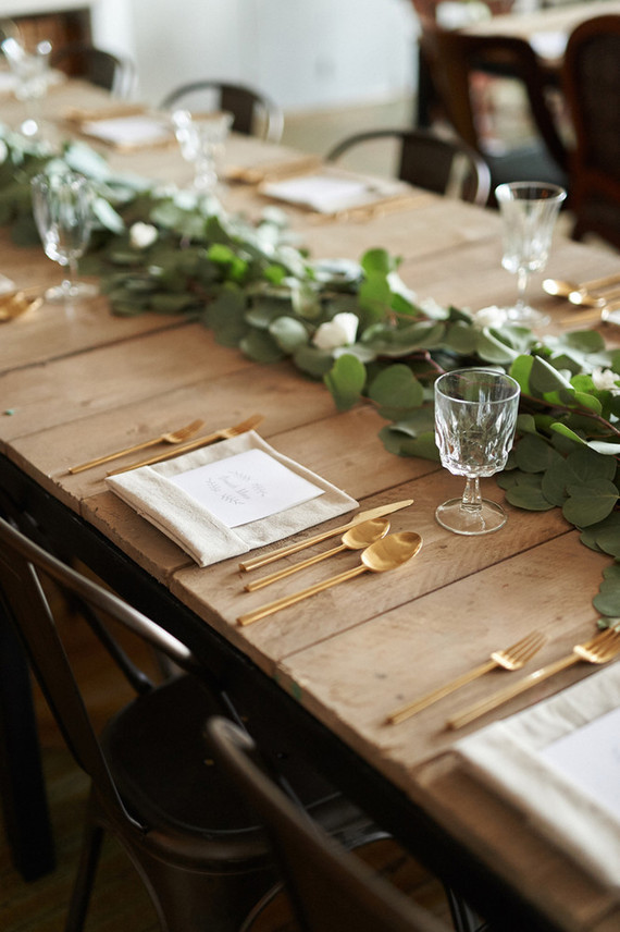 Rustic place setting