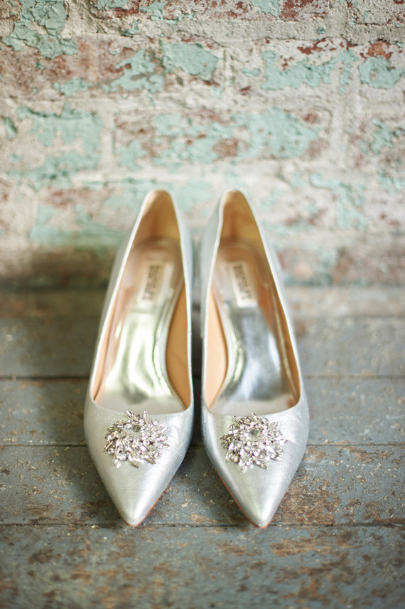 Badgley Mischka wedding shoes