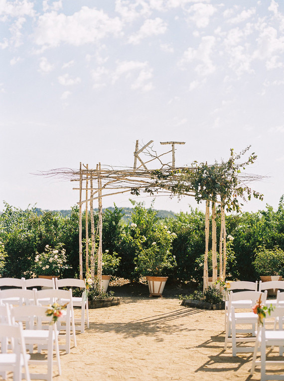 Soda Rock Winery wedding ceremony Inspiration