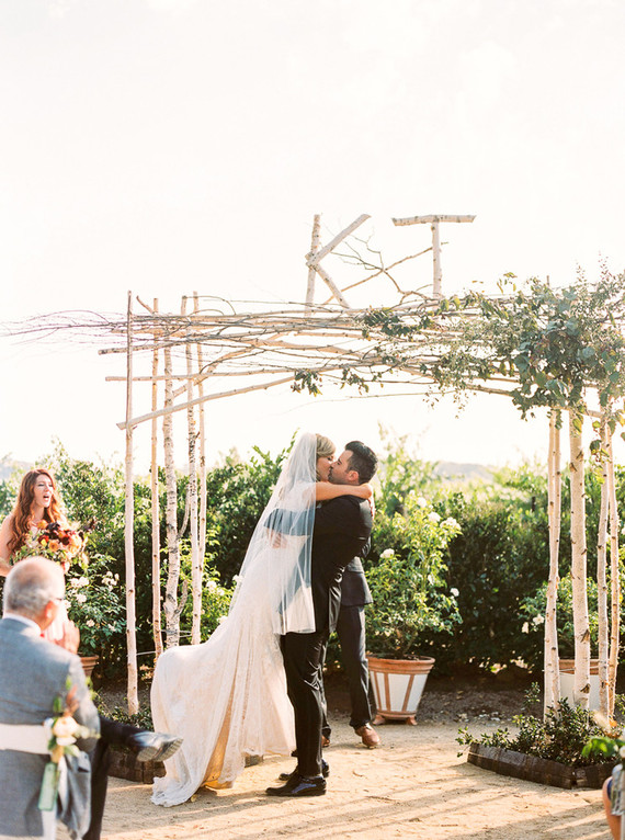 Wedding ceremony portrait