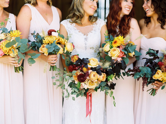 Fall wedding bouquets