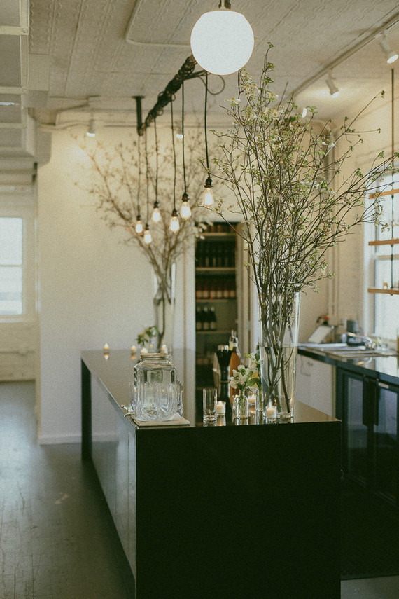 Modern wedding decor