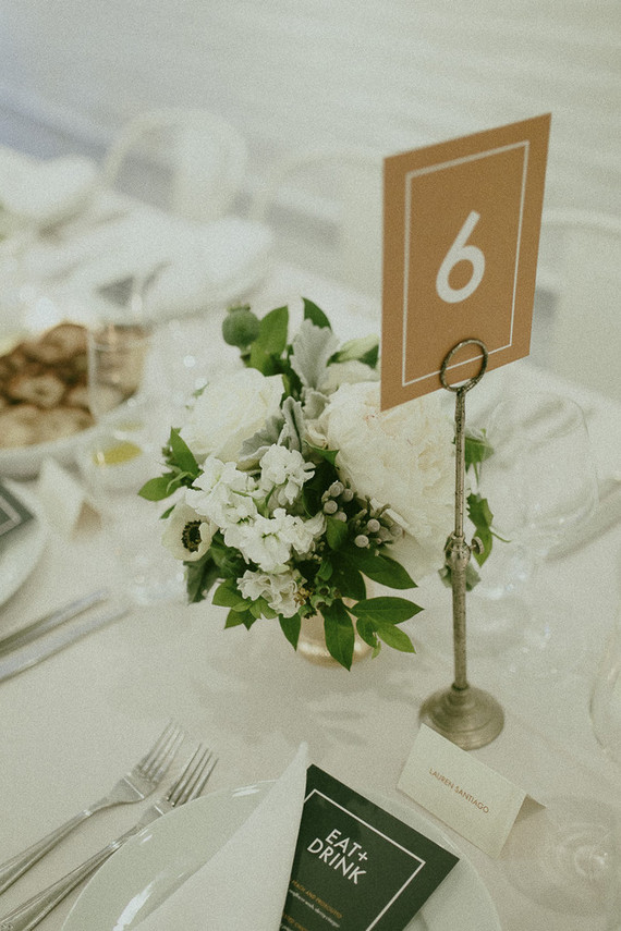 Kraft paper table numbers Inspiration