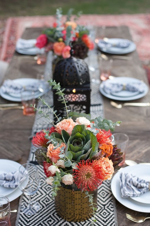 Summer wedding florals