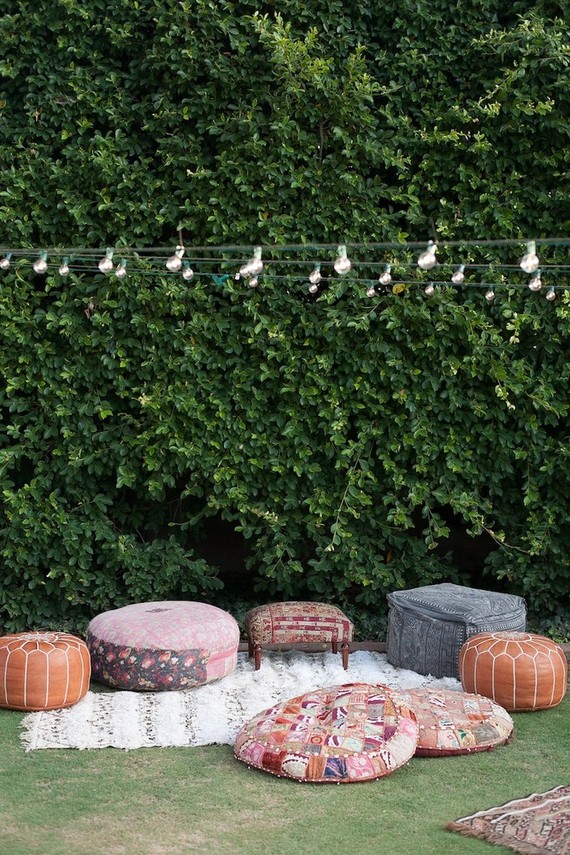 Dinner party lounge area