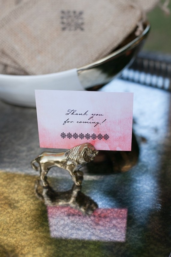 Dinner party signage