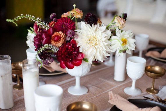 dahlia fall arrangement