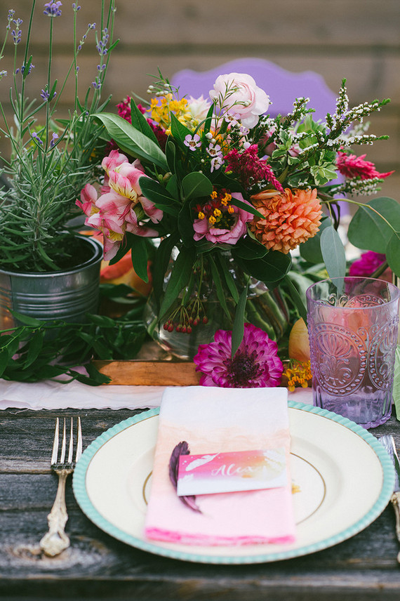 Bohemian summer dinner party