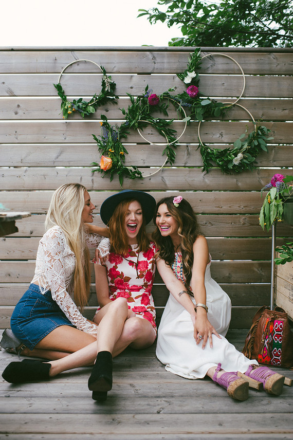 Bohemian summer dinner party