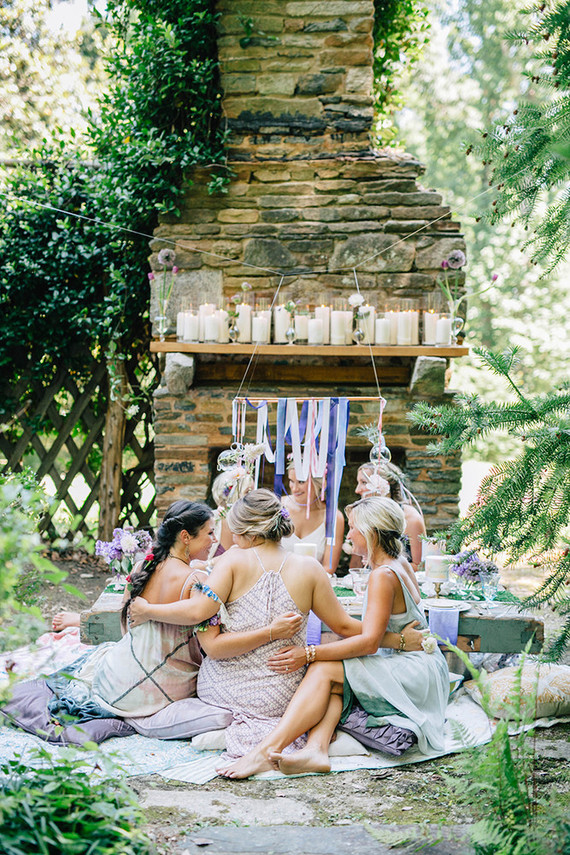 Woodland bridal shower