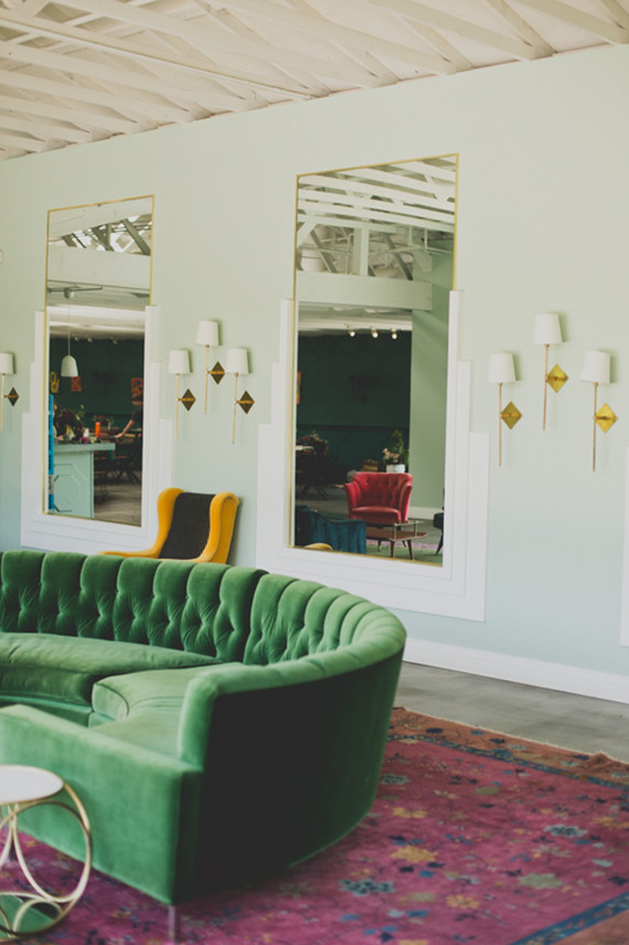 Colorful Fig House LA wedding