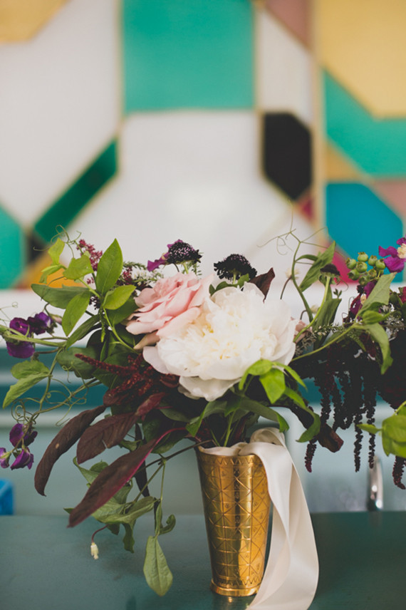Colorful Fig House LA wedding