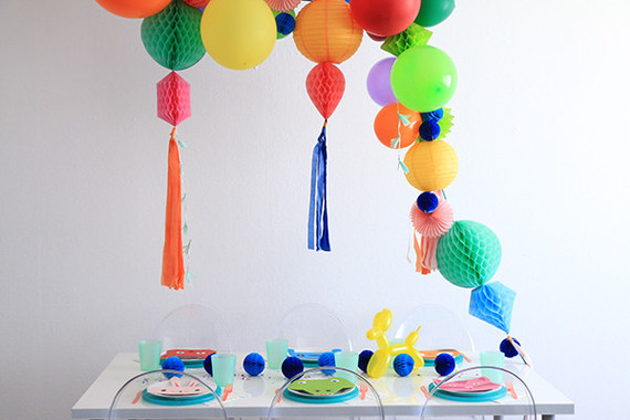 bright modern birthday ideas