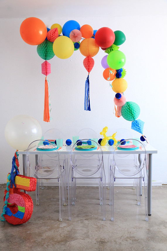 bright modern birthday ideas
