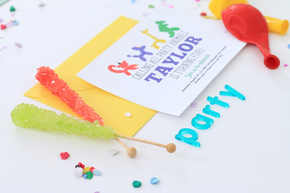 balloon animal invite Inspiration