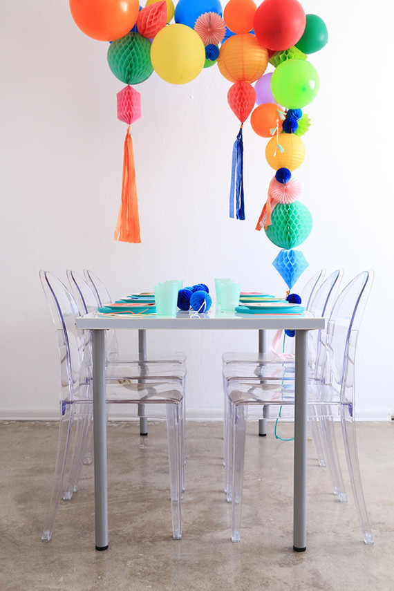 bright modern 5th birthday Inspiration