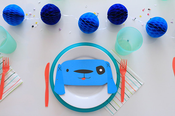 animal place setting