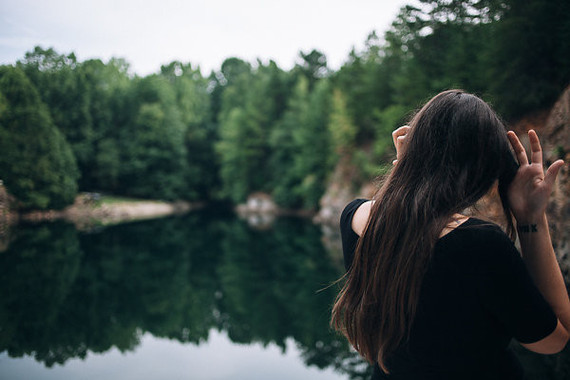 rock quarry maternity photos