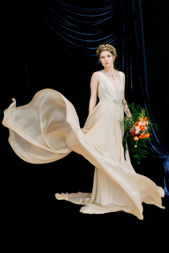 Carrol Hannanh wedding dress