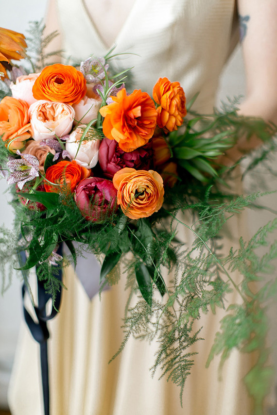 Fall bridal bouquet