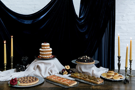 Fall dessert table