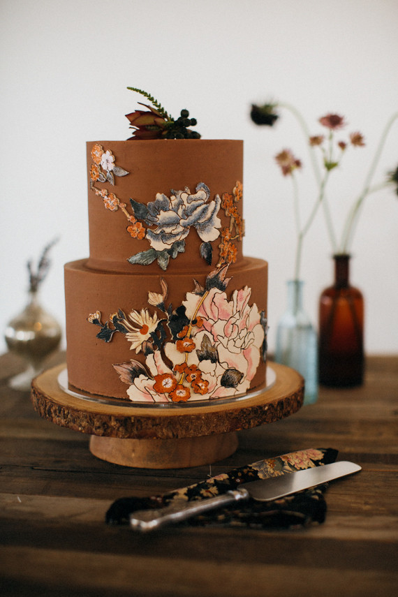 Fall wedding cake