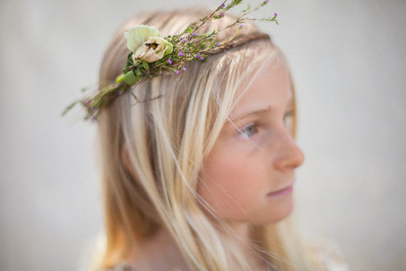 girls flower crown