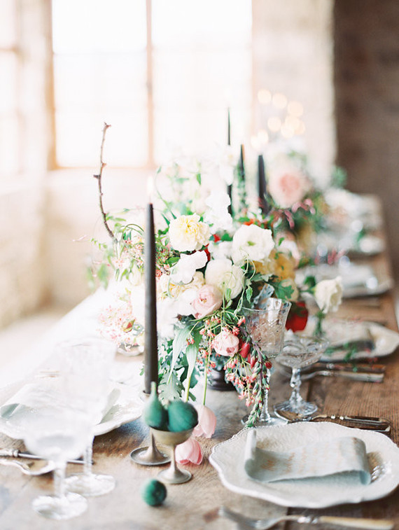 Wedding tablescape