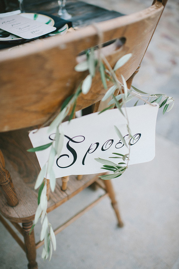 Wedding signage