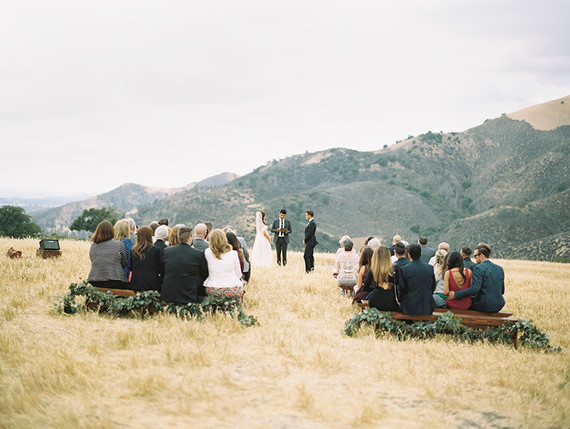 Figueroa Farmhouse wedding ceremony