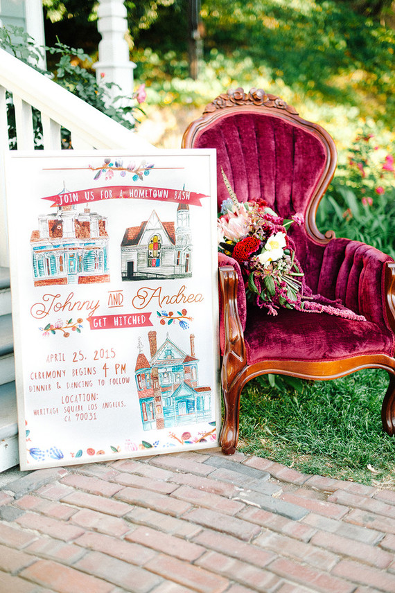 Wedding signage