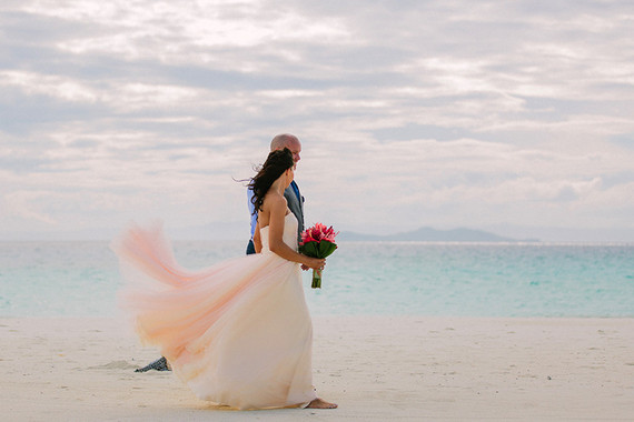 Fiji elopement portrait
